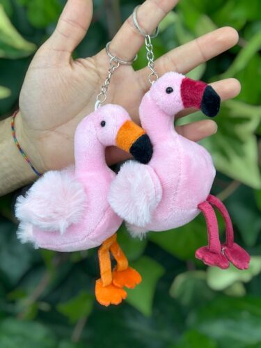 Pelüş Flamingo Anahtarlık 12'li Paket - 2